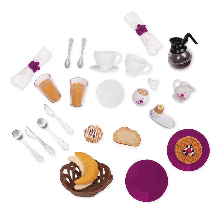 Our Generation, Morning On The Move, Breakfast Set for 18-inch Dolls