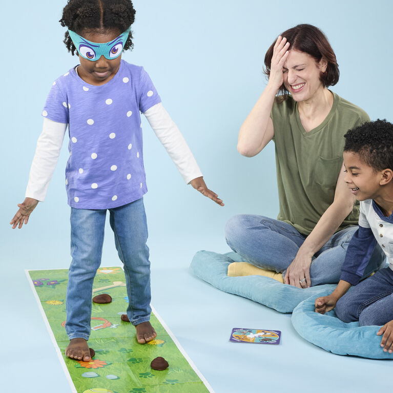 Pile pas d'dans! jeu avec roulette de démarches animales