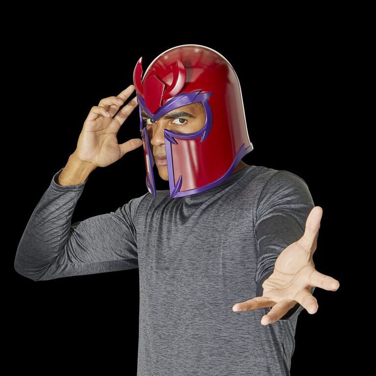 Marvel Legends, casque de cosplay premium de Magneto, équipement de cosplay pour adultes