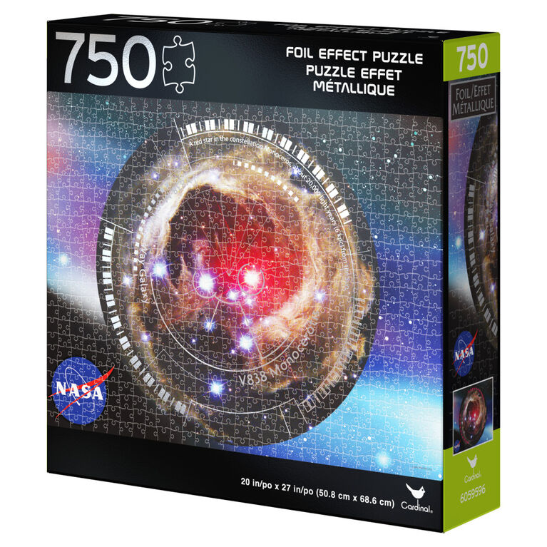 Puzzle NASA 750 pièces avec effet aluminium, nébuleuse d'Orion