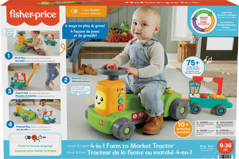 Fisher-Price - Rires et Éveil - Tracteur de la ferme au marché 4