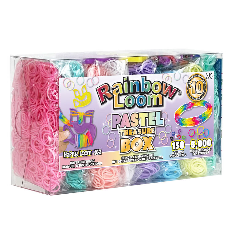 Rainbow Loom Treasure Box - Pastel