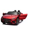 KIDSVIP Mercedes Benz 24V SL63 Voiture 4X4 sous licence pour enfants avec RC - Rouge
