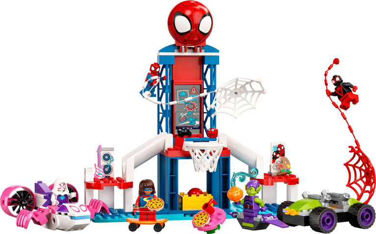 LEGO Marvel Spidey And His Amazing Friends Spider-Man Webquarters Hangout 10784 (155 Pieces)