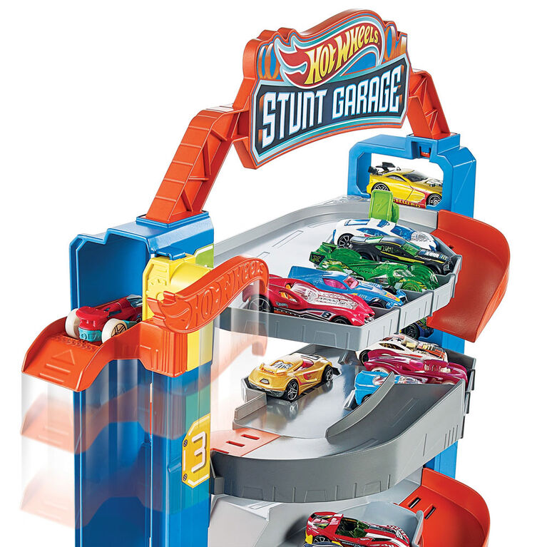 Hot Wheels - Coffret Stunt Garage Hot Wheels City