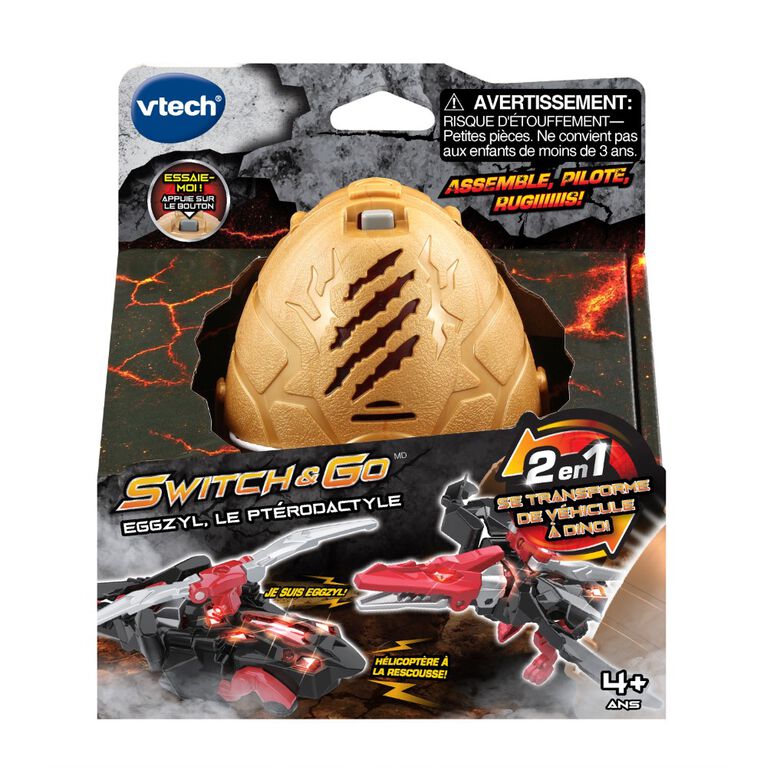 VTech Switch et Go - EggZyl, le ptérodactyle - Édition française