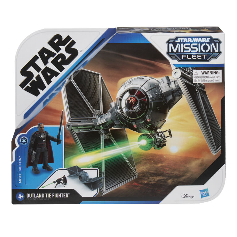 Star Wars Mission Fleet Stellar Class Moff Gideon Outland TIE Fighter Imperial Assault Figure and Vehicle