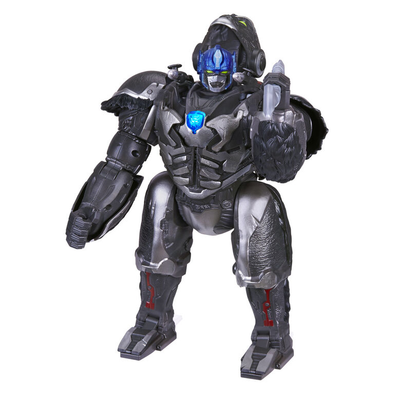 Transformers: Rise of the Beasts Command & Convert Animatronic Optimus Primal 12.5 Inch Electronic Toy