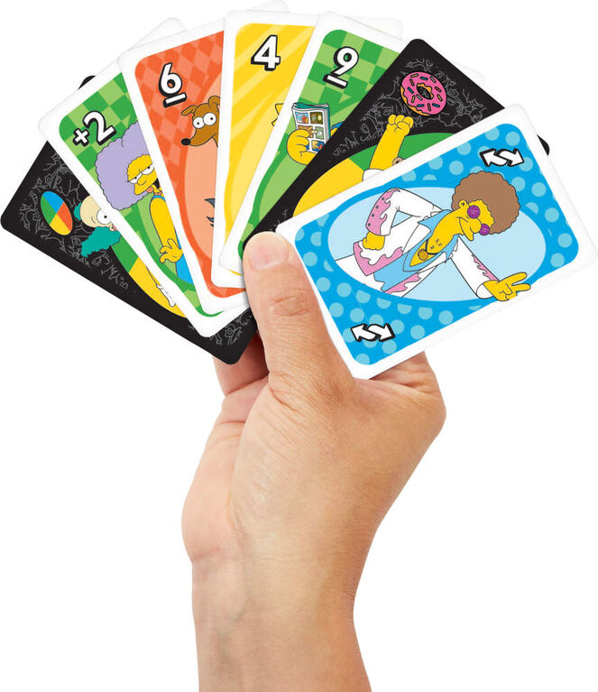 UNO-Jeu de cartes Les Simpsons-pour petits et grands