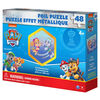 PAW Patrol, Puzzle avec effet métallique de 48 pièces