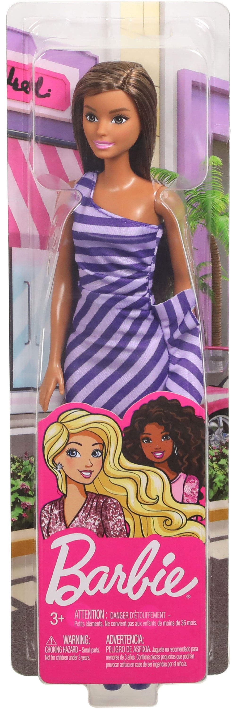 barbie glitz doll purple dress