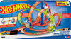 Hot Wheels Track Set with 5 Crash Zones, Motorized Booster and 1 Hot Wheels Car