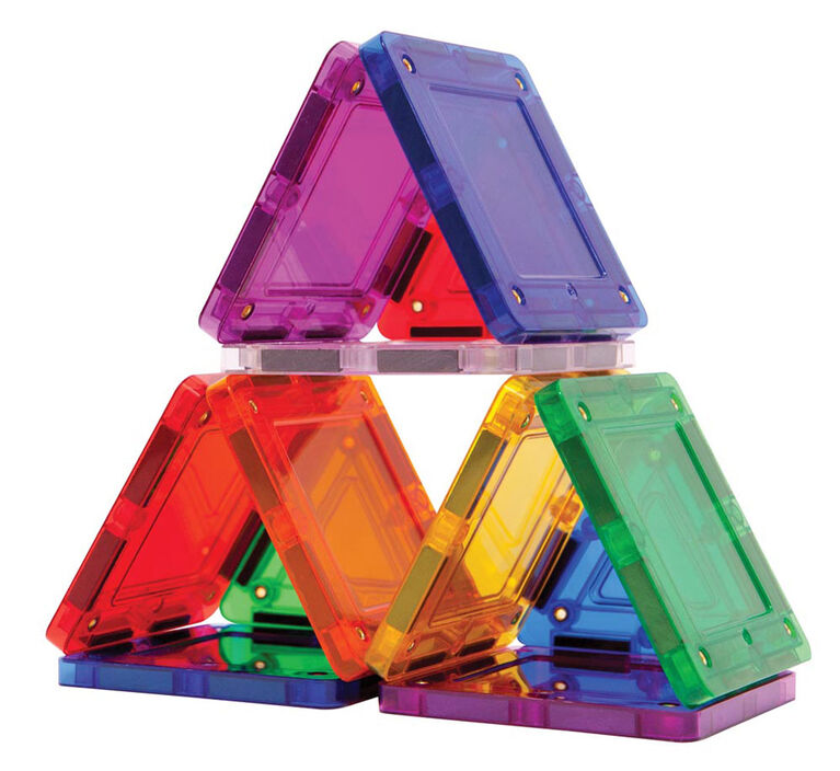 Magformers TileBlox - Coffret de construction Rainbow de 20 pièces magnétiques - les motifs peuvent varier - Édition anglaise