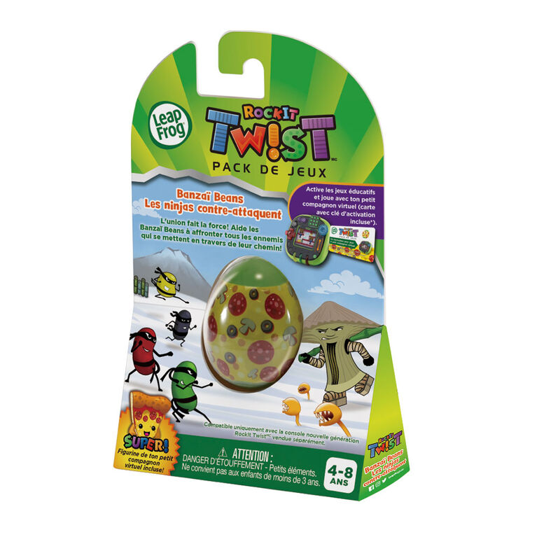 LeapFrog RockIt Twist Game Pack Banzai Beans Showdown - French Edition