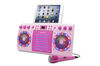 iKARAOKE Bluetooth CD+G Karaoke System, Pink
