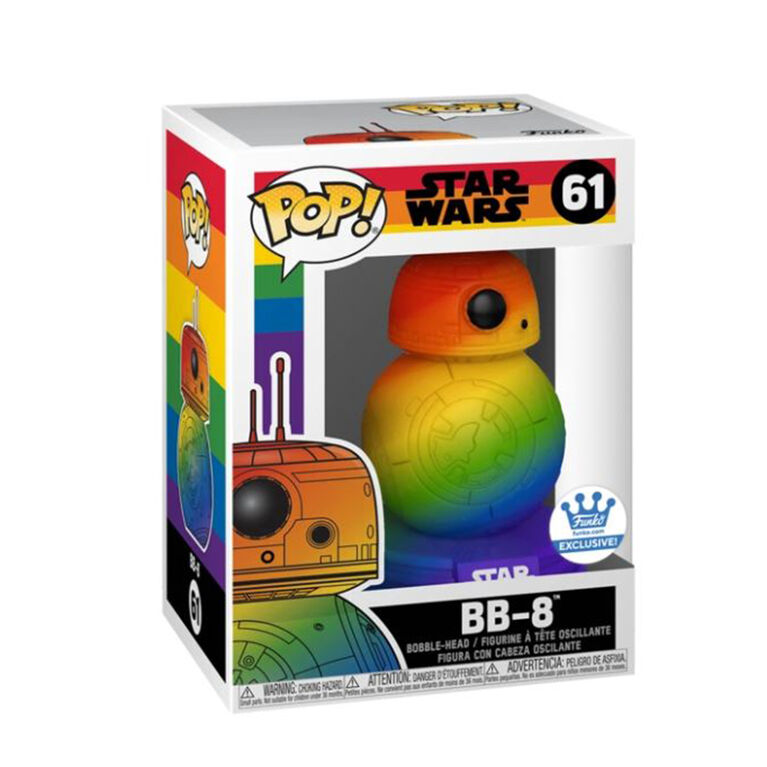 Funko POP! Star Wars: Pride - BB8 Rainbow - R Exclusive
