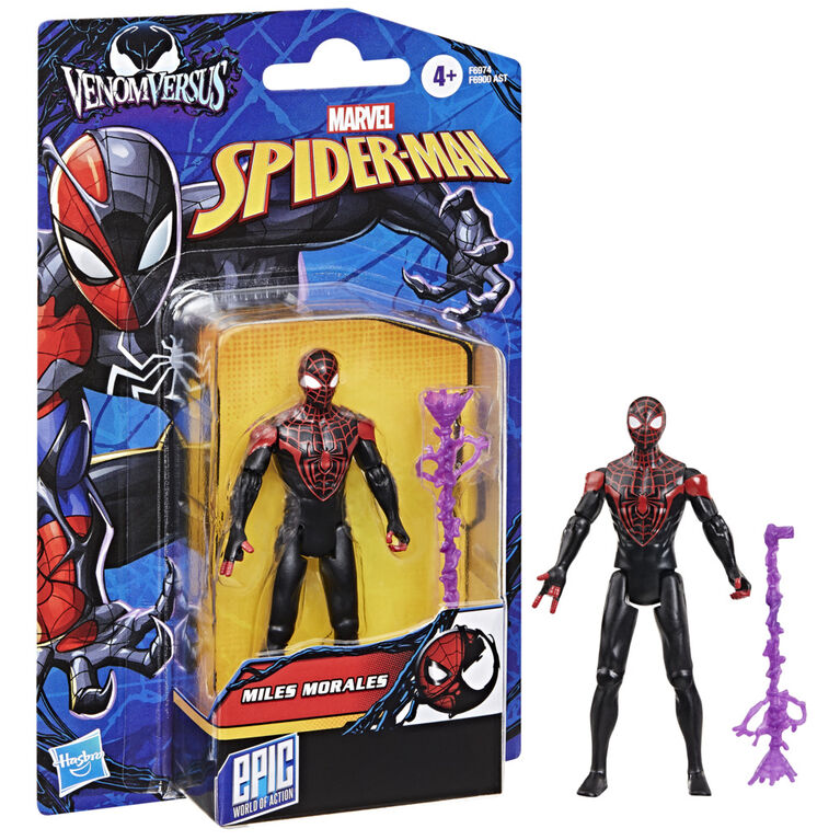 Marvel Spider-Man Epic Hero Series Miles Morales 4" Action Figure