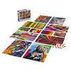 Coffret familial de 12 puzzles, images colorées