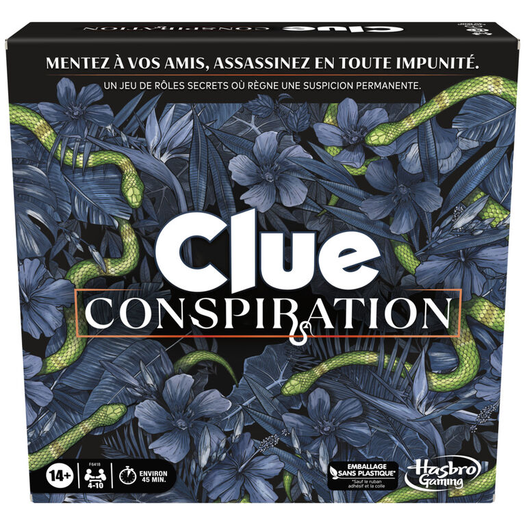 Clue Conspiration, jeu de plateau pour ados et adultes