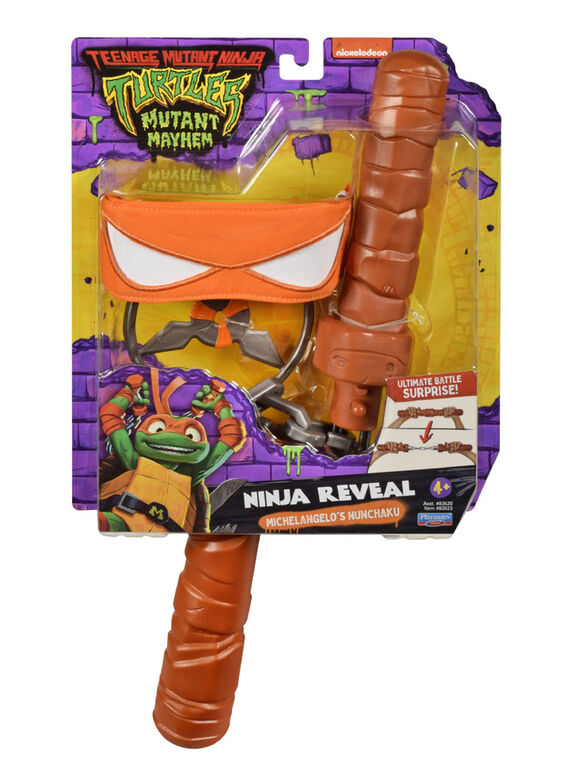 Teenage Mutant Ninja Turtles: Mutant Mayhem Michelangelo Nunchuka Basic Role Play Set