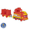 Mighty Express, Train motorisé Nate le rapide avec outil qui fonctionne vraiment et wagon de cargaison, jouets pour enfants à partir de 3 ans
