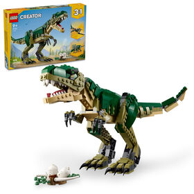 LEGO Creator 3en1 Le tyrannosaure, Jouet de dinosaure pour enfants 31151