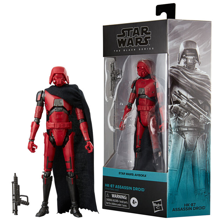 Star Wars The Black Series HK-87 Assassin Droid, Star Wars: Ahsoka 6-Inch Action Figures