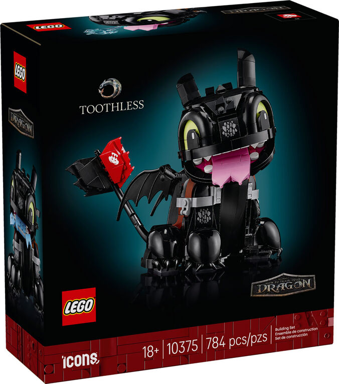 LEGO Icons How to Train Your Dragon: Toothless Building Set for Adults, Ages 18+ - 10375