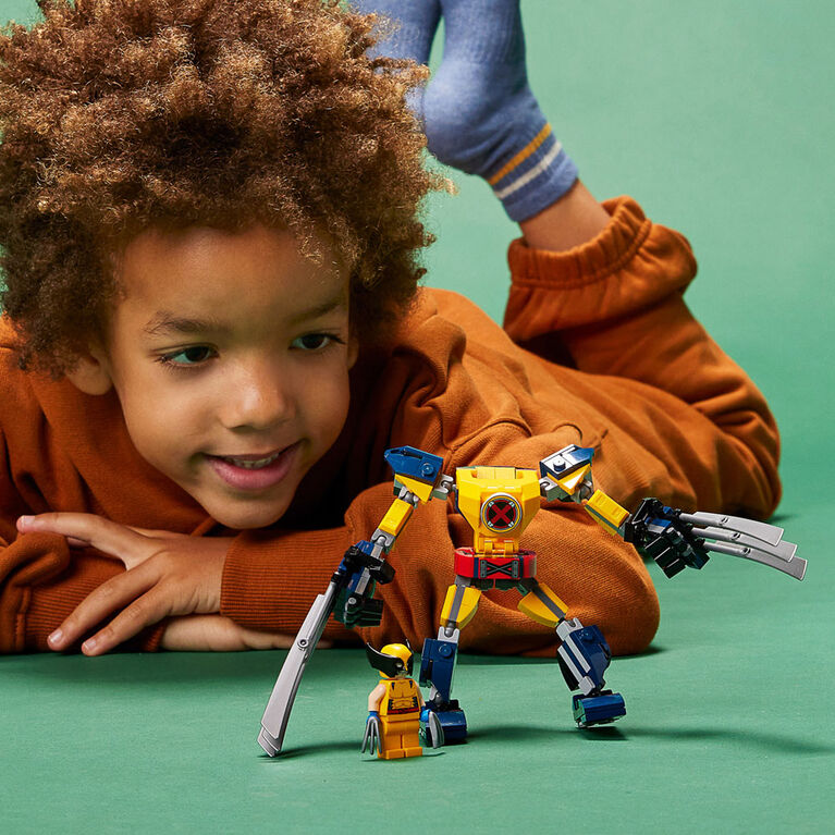 LEGO Marvel L'armure robot de Wolverine 76202 Ensemble de construction (141 pièces)