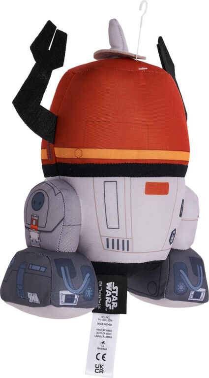 Star Wars Plush Chopper (C1-10P) Character Figure, 8-inch Soft Doll, Collectible Toy Gifts