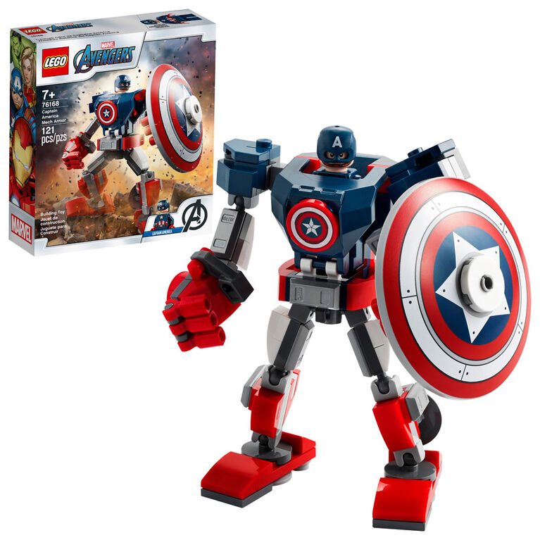 LEGO Super Heroes Captain America Mech Armor 76168 (121 pieces)