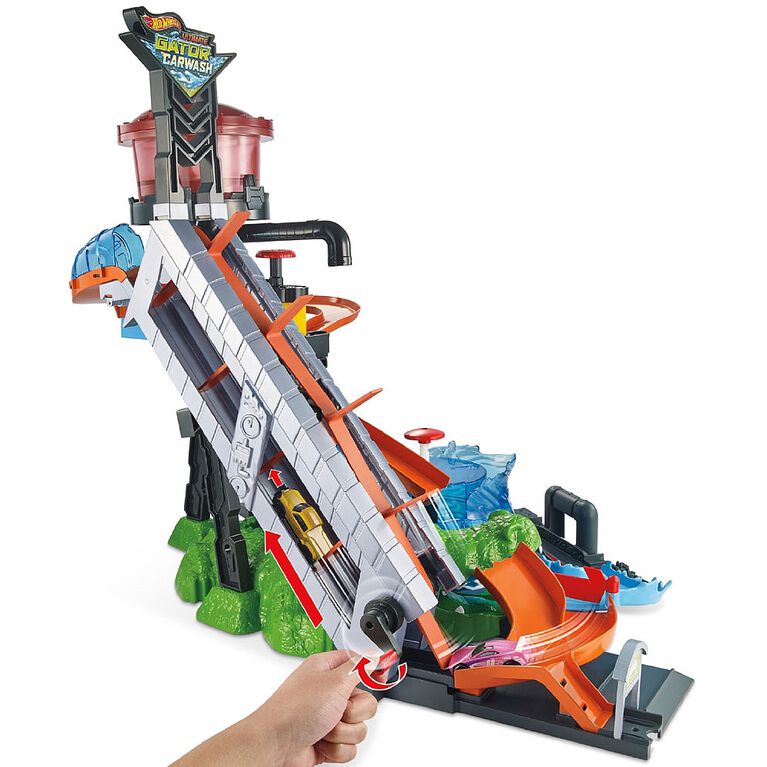 Hot Wheels Ultimate Gator Car Wash Playset