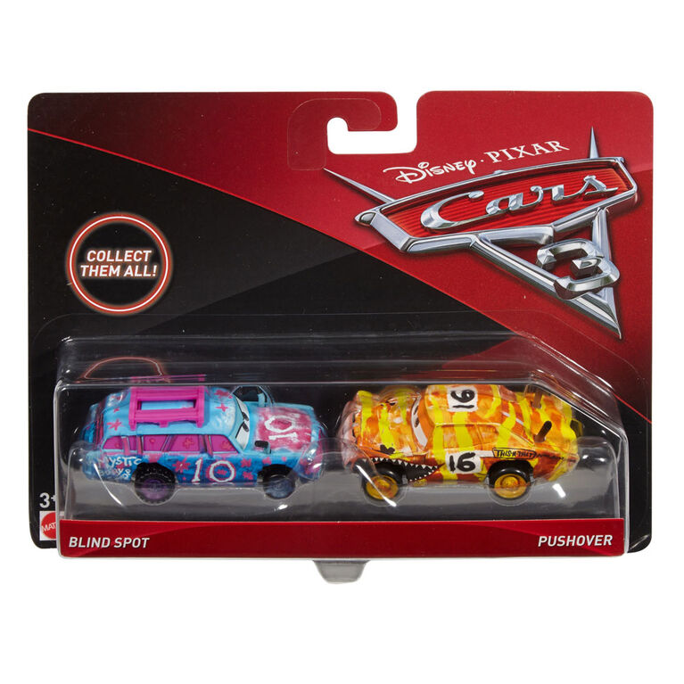 Disney/Pixar Cars Blind Spot & Pushover Vehicle 2-Pack