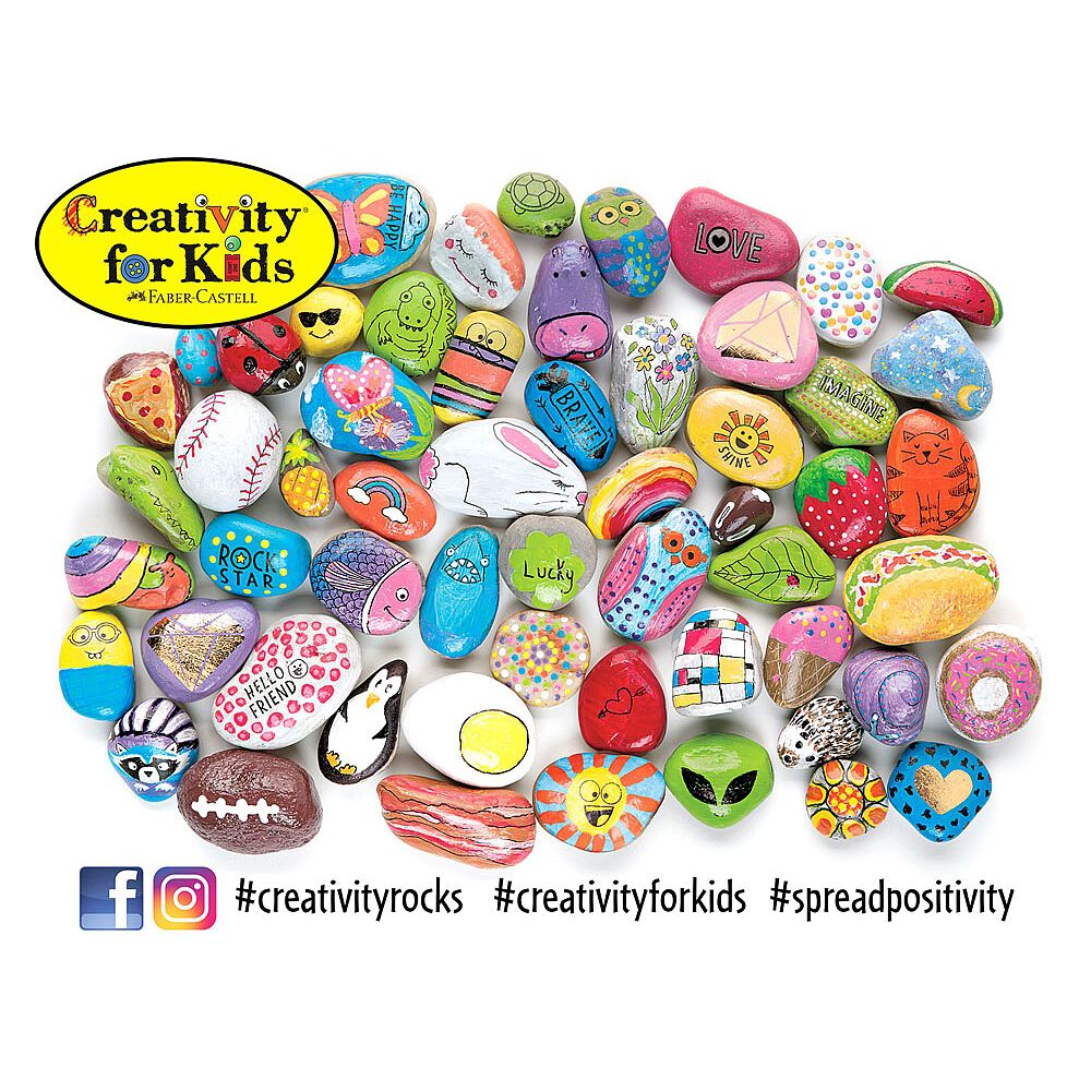 Creativity for Kids Hide And Seek Rock Painting Kit
