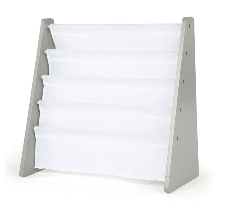 Kids 4 Tier Book Bookshelf, Grey