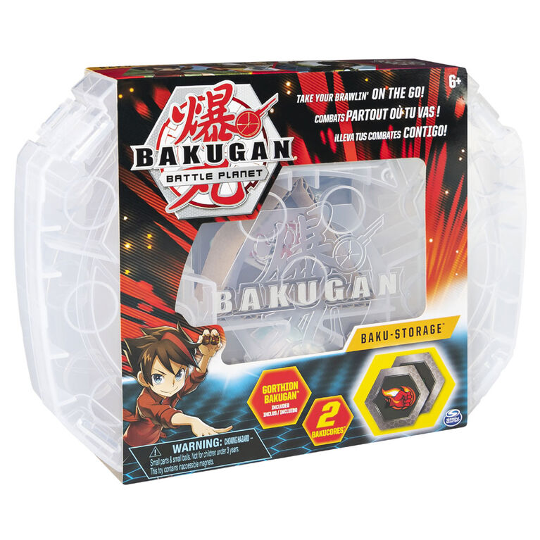 Bakugan, Mallette de rangement Baku-storage (blanc) pour créatures Bakugan à collectionner