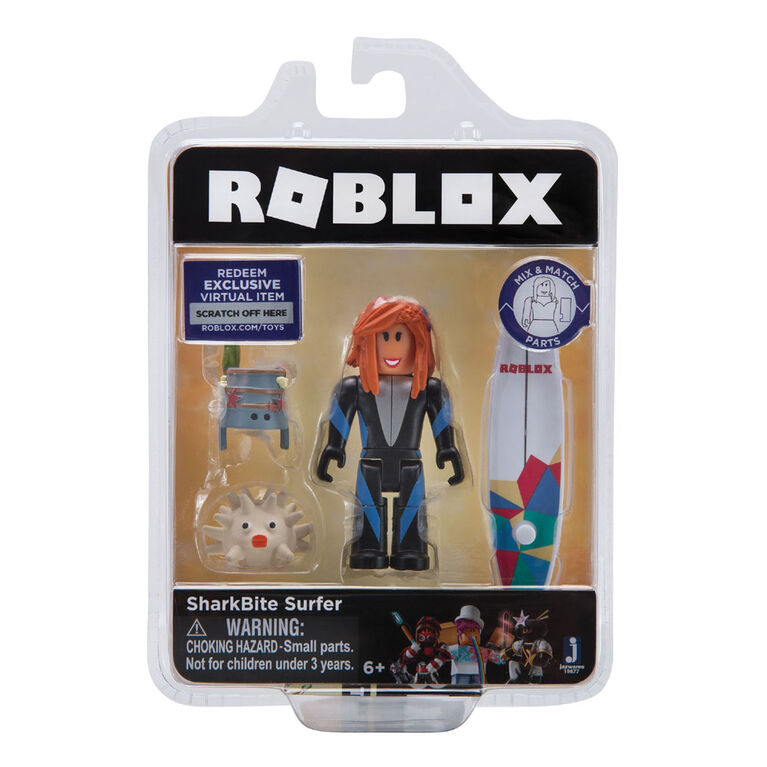 Roblox Celebrity Sharkbite Surfer Core Figure - monoploly id code for roblox