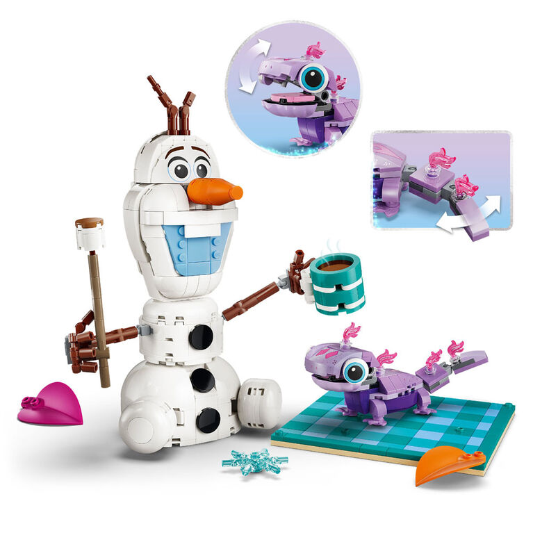 LEGO Disney Frozen Olaf and Bruni's Picnic Fun Building Toy for Girls & Boys , Ages 7+ - 43287