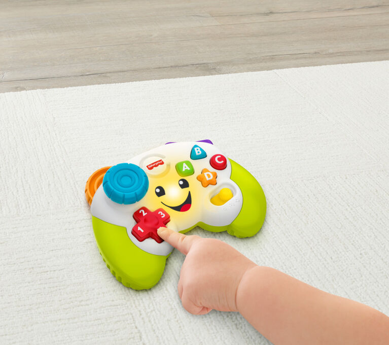 Fisher-Price Laugh & Learn Game & Learn Controller Musical Baby Toy with Lights, Multilanguage Version