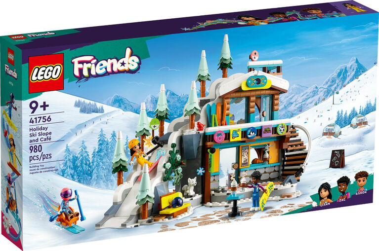 LEGO Friends Holiday Ski Slope and Café 41756 Building Toy Set (980 Pieces)