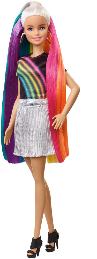 Barbie Rainbow Sparkle Hair Doll Toys R Us Canada