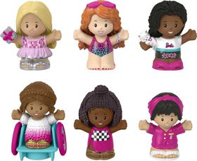 Fisher-Price Little People Barbie Figure 6-Pack Gift Set