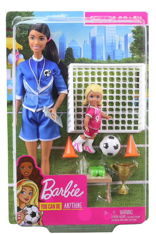 Barbie - Poupee Entraîneuse de soccer