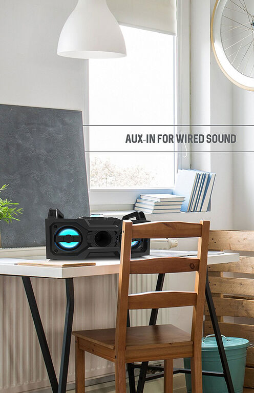 Sharper Image Spbt3007 Wireless Multicoloured Led Boombox Dj Sound System Toys R Us Canada