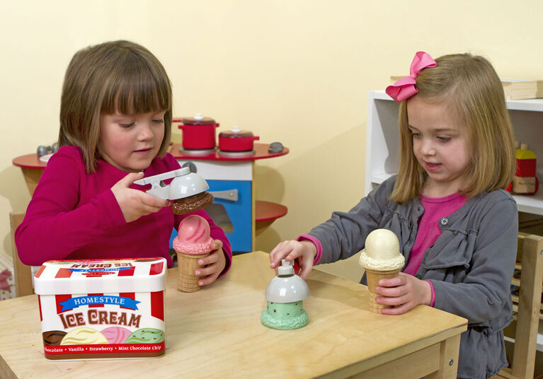 Jouet Premier Age Crème Glacée à Empiler Jouet Empilable pour Bébé