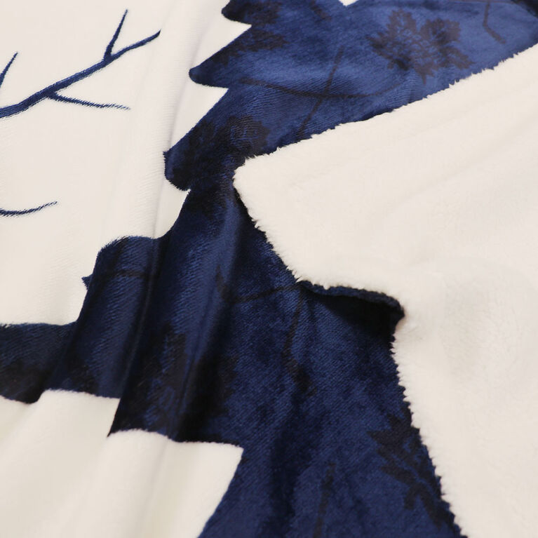 NHL Toronto Maple Leafs Sherpa Throw, 50" x 60"