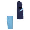 Nike Sportswear French Terry Cargo Shorts Set - Baltic Blue - Size 2T