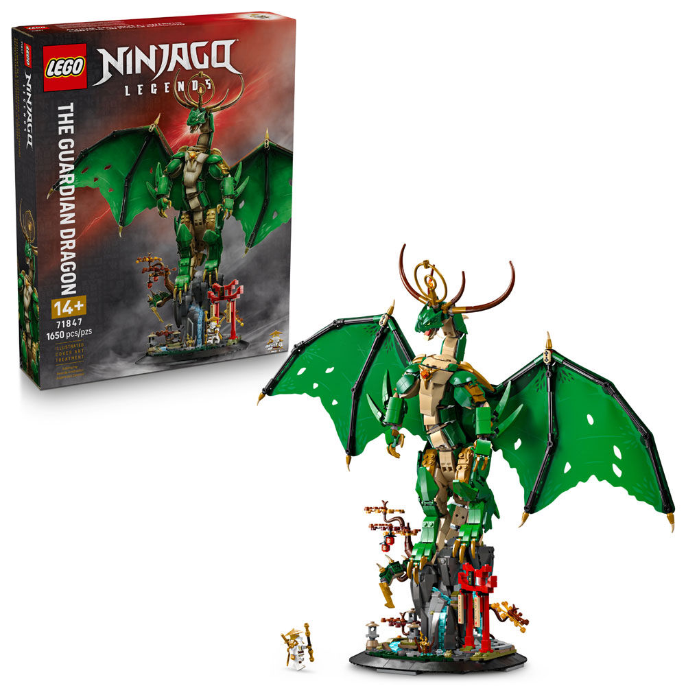 LEGO NINJAGO The Guardian Dragon Building Toy - Model Building Kit for Teens, Ages 14+ - 71847