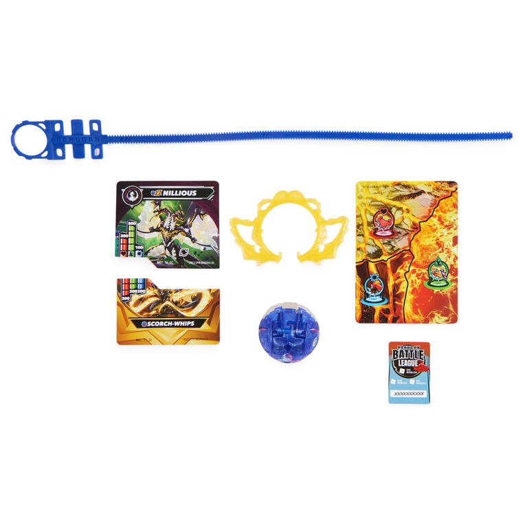 Bakugan, Special Attack Nillious, Spinning Collectible, Customizable Action Figure and Trading Cards