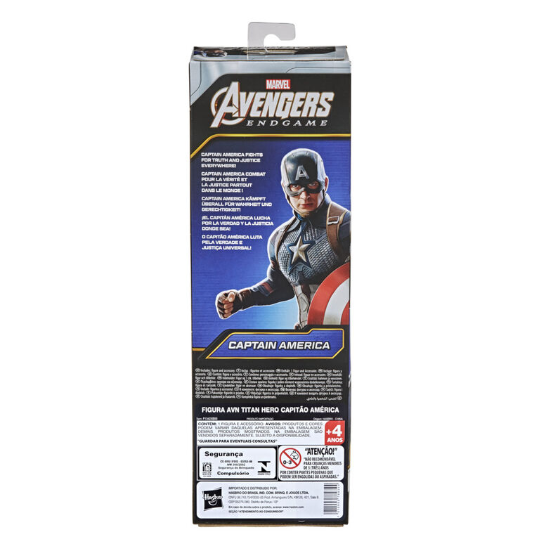 Marvel Avengers Titan Hero Series, figurine de collection Captain America jouet
